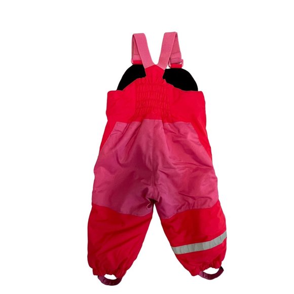 H&M Overall Ski/Snow Suit 12-18 Months Only Used Once Pink/Red Adjustable - Picture 8 of 13